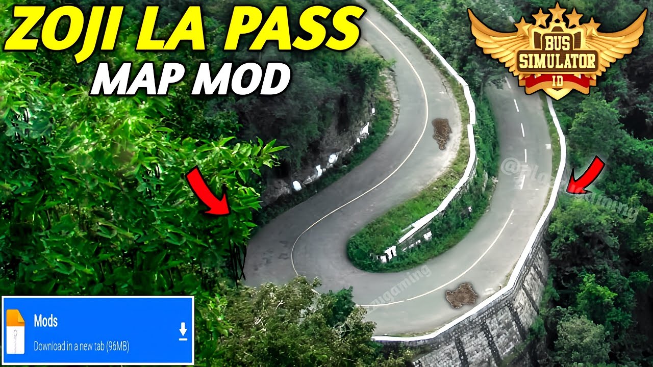 Map Mod Bussid 4.1.1 - Released Zoji La Pass Road Map Mod For Bus ...