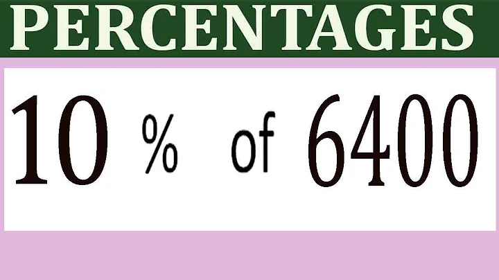 Percentages     10      Percentage(%)    of   6400