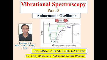 Anharmonic Oscillator, Vibrational Spectroscopy, Part-3; #BSc#MSc#CSIRNETJRF#GATE#JAM