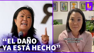Keiko Fujimori sobre presunto falso audio de 15 millones: El daño ya está hecho