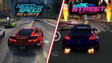 NFS No Limits Mobile VS Carx Street - Graphic Comparison (Night Mode)