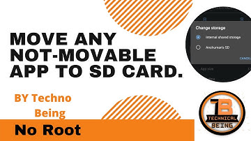 How to move any non-movable app to Sd card without Root, No App | New 2020 trick .