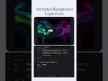 Login Form Using HTML + CSS + javascript | StackNBuild