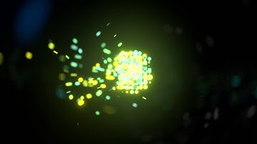 Another video with particles in blender cycles