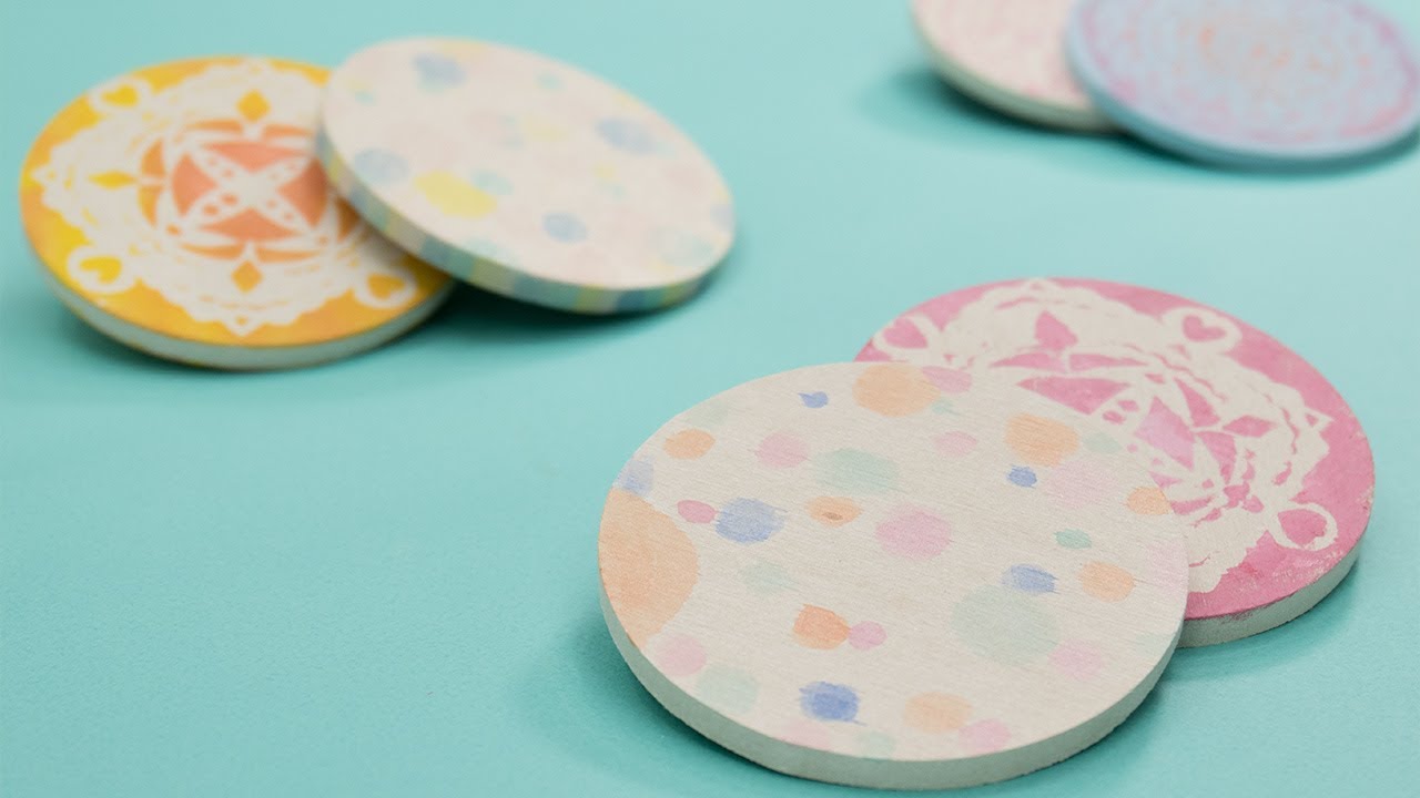 Cute Diy Coaster Decoration 機能性だけじゃ満足できない 珪藻土を可愛くアレンジ Youtube