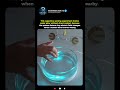 How Capacitive Sensing Makes Water Glow When Your Hand Moves Nearby #science #tech