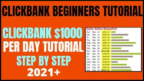 🔥 How To Make Money With Clickbank 2021: $1000 Per Day Tutorial - No Website Needed