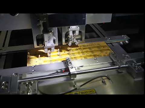 How odd form insertion machine works THT LED Tab with bowl feeder