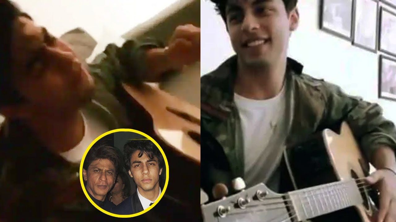 Shahrukh Khan's Son Aryan Khan Plays Guitar & Sings Charlie Puths's Attention