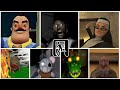 ⚔️Escape Endings #4 |  Piggy🧟Granny🧟Mr Meat🧟Grandpa🧟Evil Nun 2🧟Evil Nun🧟Hello Neighbor⚔️