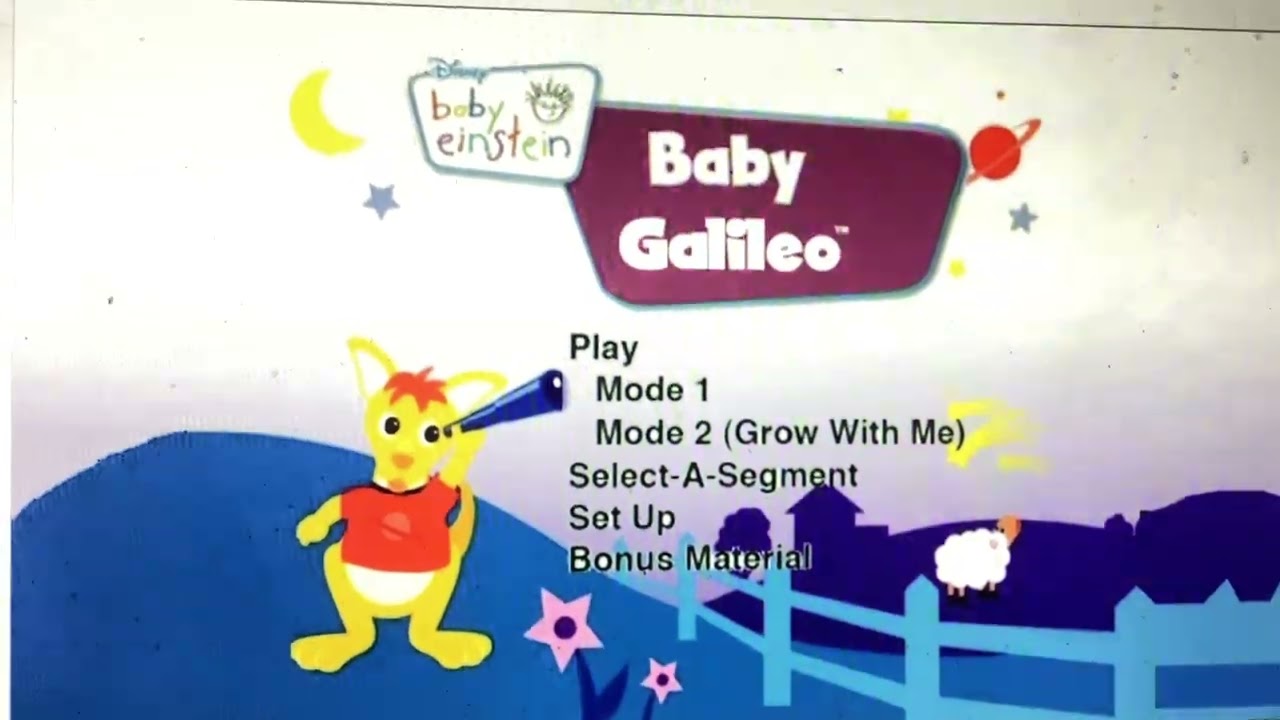 Baby Einstein - Baby Galileo 2009 DVD Menu