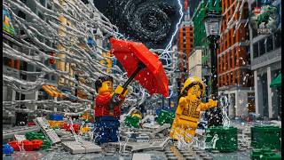 🚨 Each Frame Gets Worse — LEGO Climate Collapse #climatechange #stopmotion #environmentalart