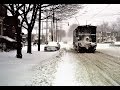 Philadelphia city transport scenes  snow sweepers 1966