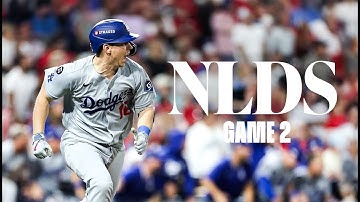 NLDS Game 2 - Cinematic Highlight: Dodgers defeat Phillies 4-3