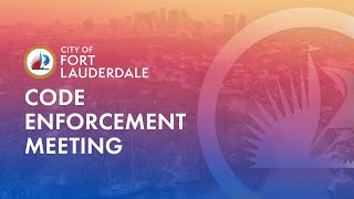 Code Enforcement Board Hearing on April 28, 2026