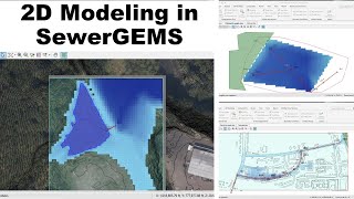 2D Modeling in OpenFlows SewerGEMS and CivilStorm