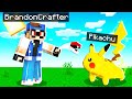 I CAUGHT MY FIRST POKEMON IN MINECRAFT!