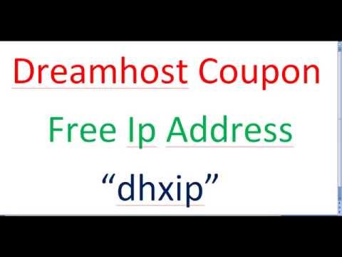 Dreamhost Free Ip Address Share Web Hosting Coupon