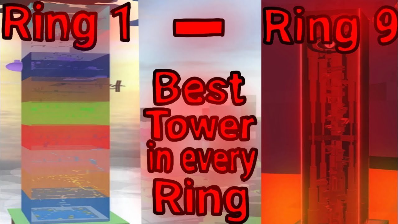 The BEST JToH Tower In Each Ring… YouTube