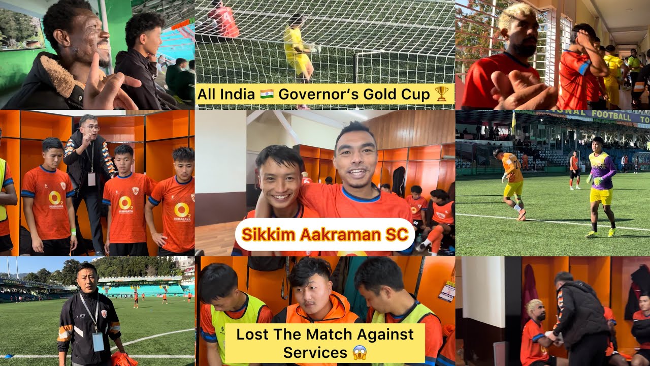 ||Золотой кубок губернатора⚽️||Сикким Аакраман 😳 проиграл матч против Services😨 ||Влог Нимдупа Ле...