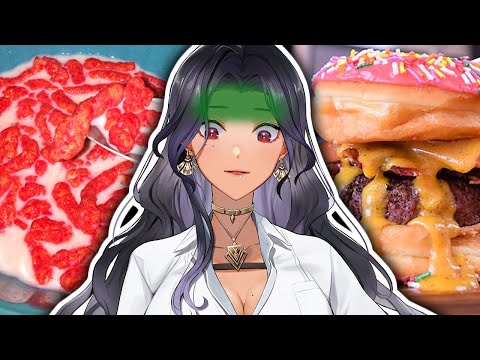 【HANDCAM】I TRY CHAT'S MOST CURSED FOOD COMBOS🤢🍫🧀 🥒🍰【NIJISANJI EN | Scarle Yonaguni】 video thumb