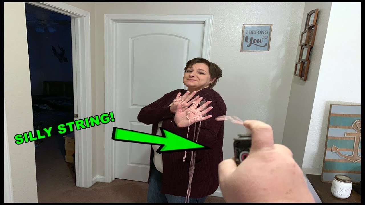 Normal String Pranks SILLY STRING PRANK ON GIRLFRIEND! SHE WASN'T HAPPY..... - YouTube