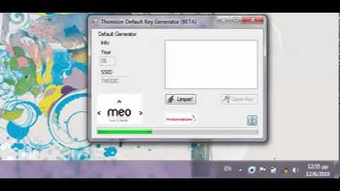 Thomson Router crack tutorial