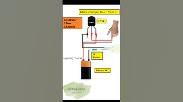 How to Make a Simple Touch Switch #shorts #short #electrical