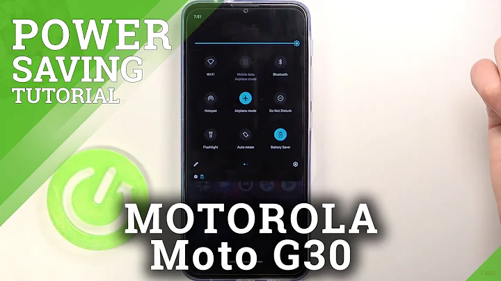 How to Enable Power Saving Mode in MOTOROLA Moto G30 – Extend Battery Life