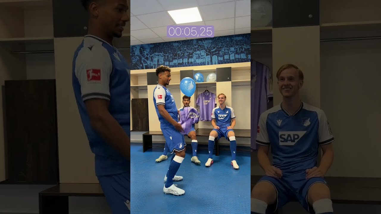 Looks easier as it is 🎈💜  #hoffenheim #tsg #bundesliga
