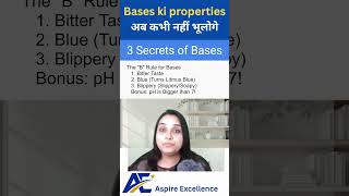 3 secrets of bases. #ytshorts #viral #class 10 #boardexam