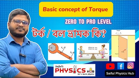 HSC Physics: Basic concepts of Torque II Zero to pro II টর্কের সম্পূর্ণ বেসিক এক ভিডিওতে