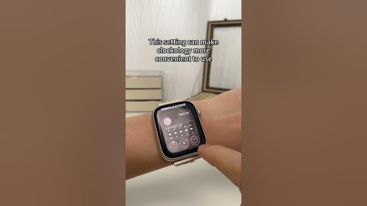 How to use Clockology Apple Watch Face applewatchtips applewatchhacks