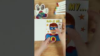 Dad is My Superhero Card #shorts #diycrafts #papercircuit #diy #stem #fathersday #fathersdaycard
