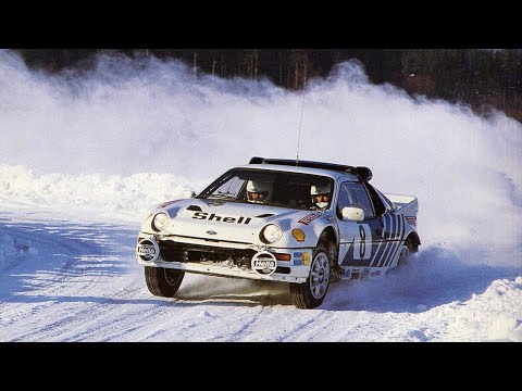 WRC Rally Sweden 1986 highlights - in Finnish
