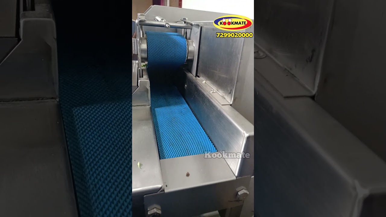 Table Top Conveyor Leafy & Long Vegetable Cutting Machine | Commercial Vegtable Cutter Machine