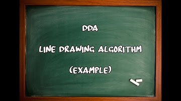 DIGITAL DIFFERENTIAL ANALYZER(DDA) Algorithm || Computer Graphics