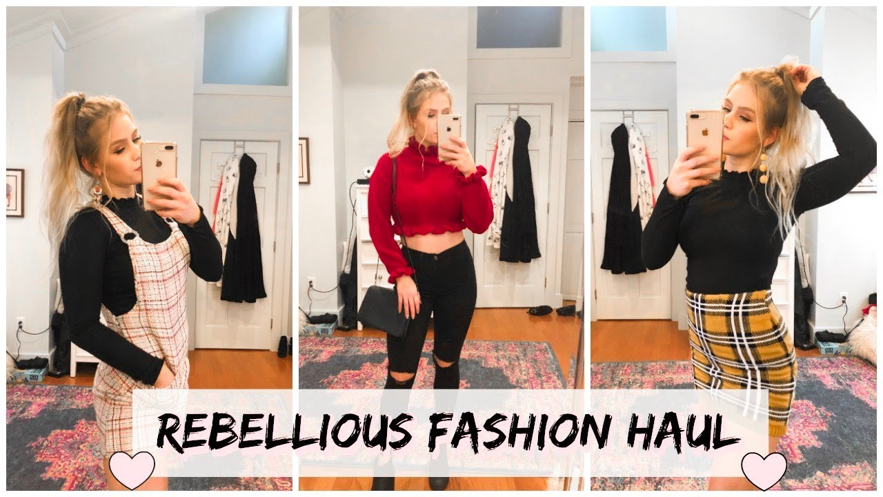 Rebellious Fashion TryOn Haul! YouTube