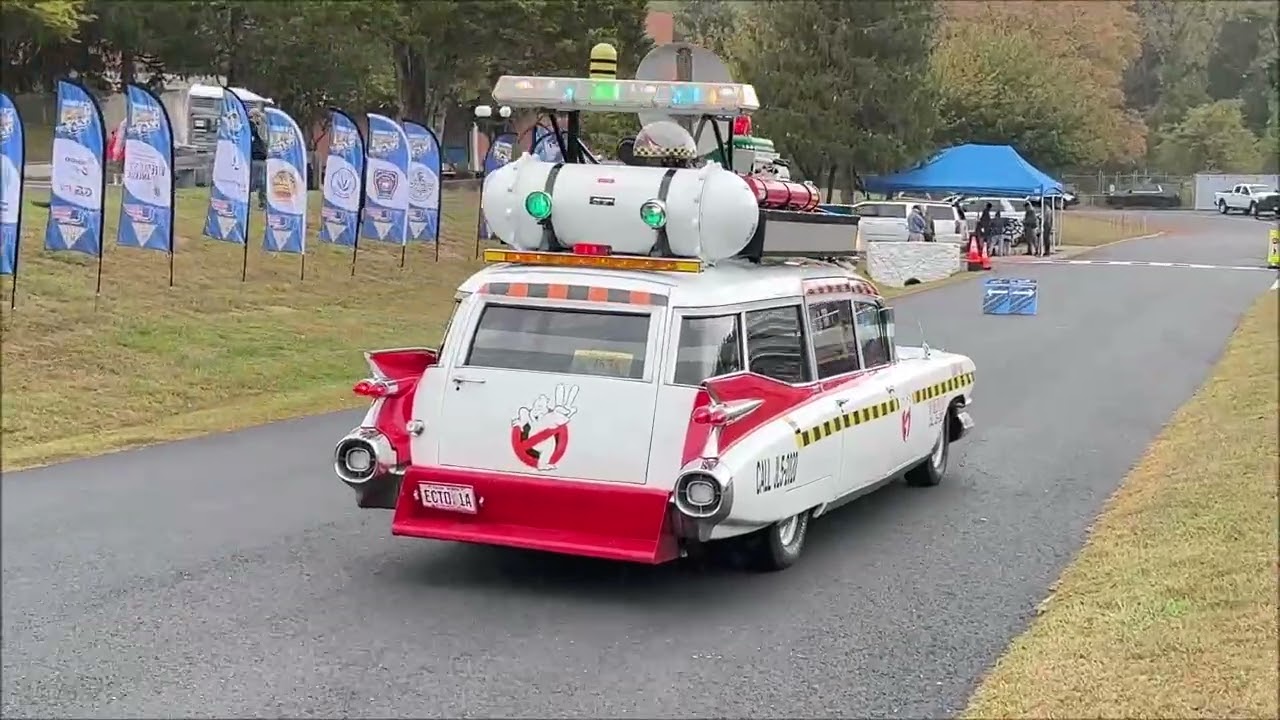 Ghostbusters Ecto-1 and Ghostbusters II Ecto-1