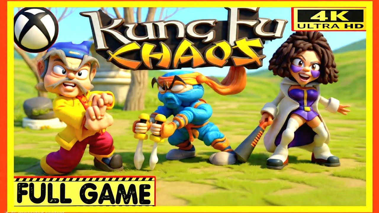 KUNG FU CHAOS | NINJA CHALLENGE | LONGPLAY | FULL GAME (4K 60FPS