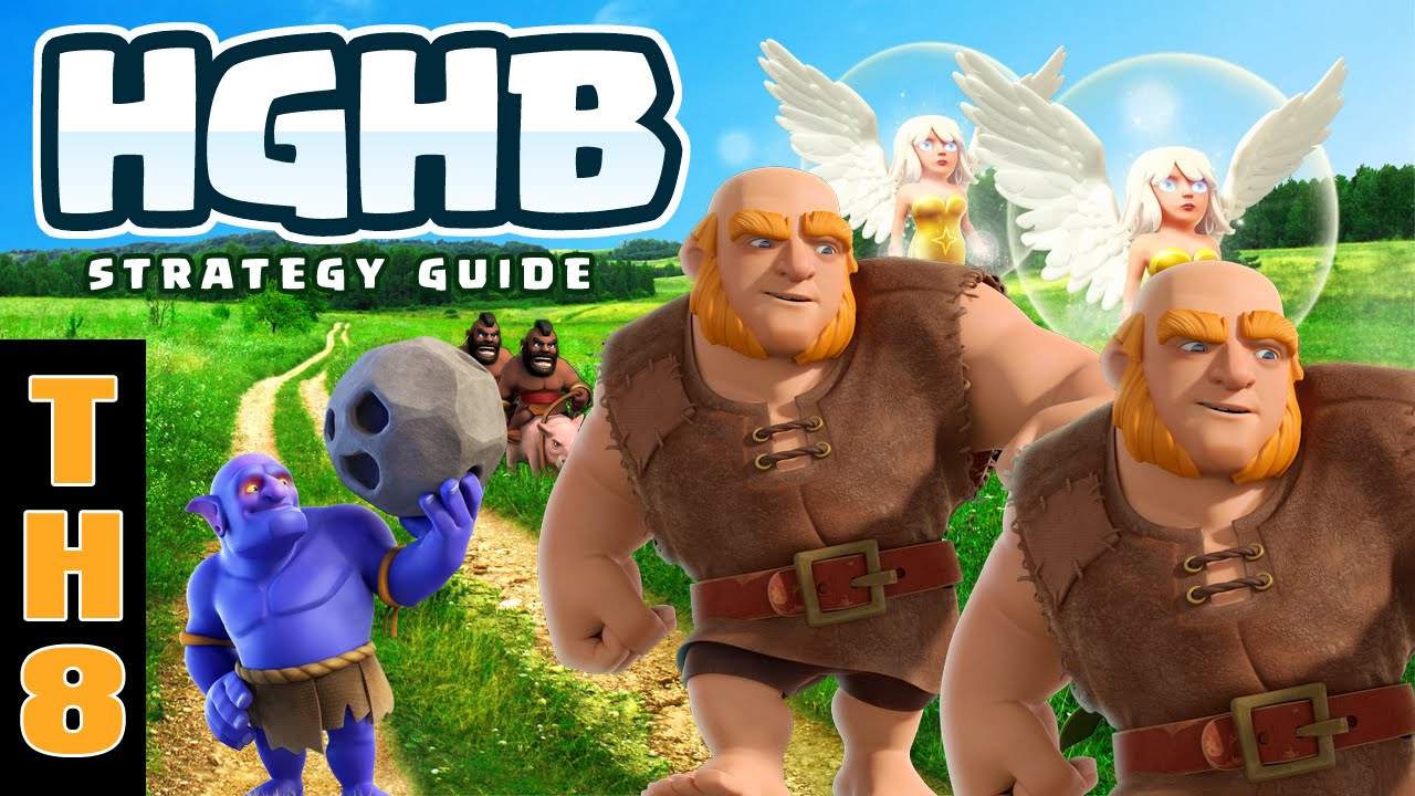 Clash of Clans Most Dominant TH8 Strategy? HGHB - Just Wow.