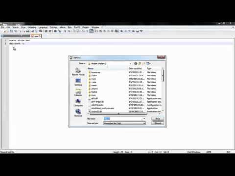 How to crash a computer with notepad
