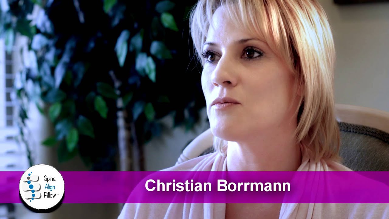 Dr. Loth's Spine Align Pillow™ helps Christian's migraines YouTube