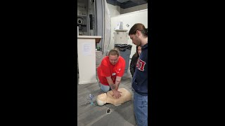Our camp counselors are getting first aid certified!