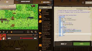 CodeCombat.Python. Unfair Support