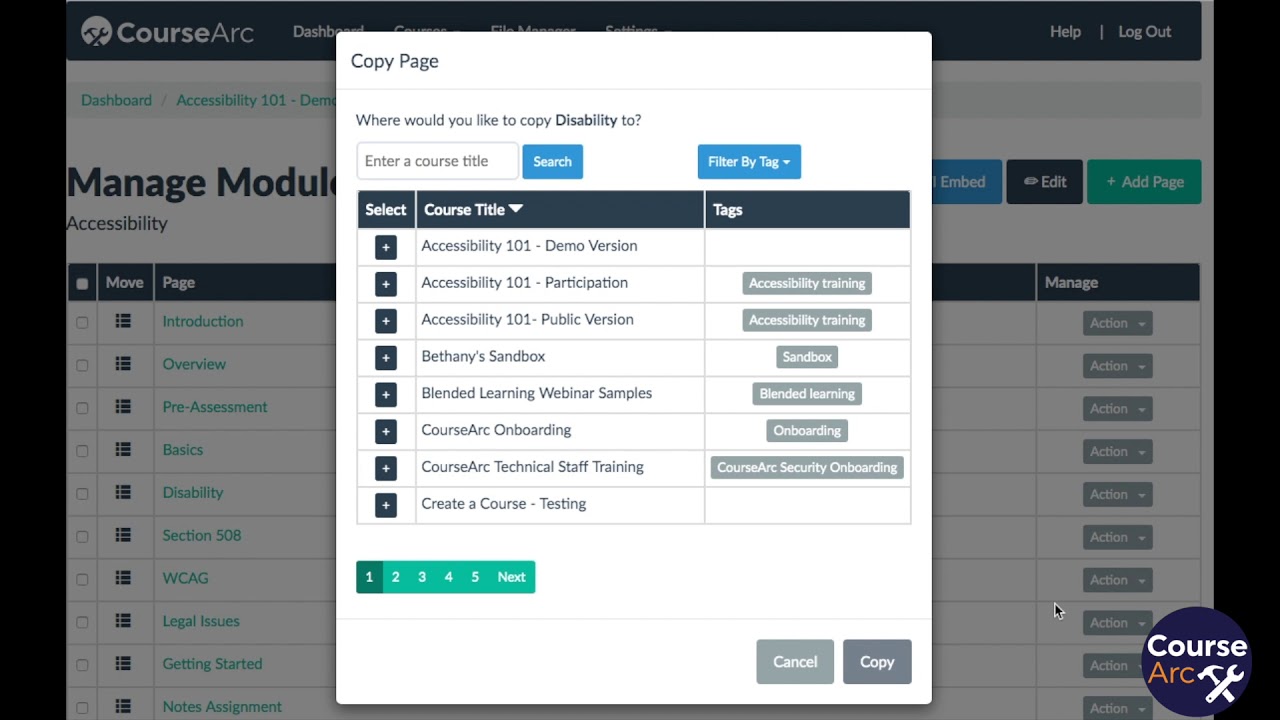 Content Selection Tool