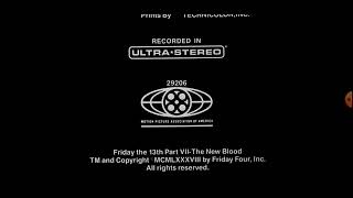 DVD CLOSING EP 180 FRIDAY THE 13TH PART VII THE NEW BLOOD (1988)