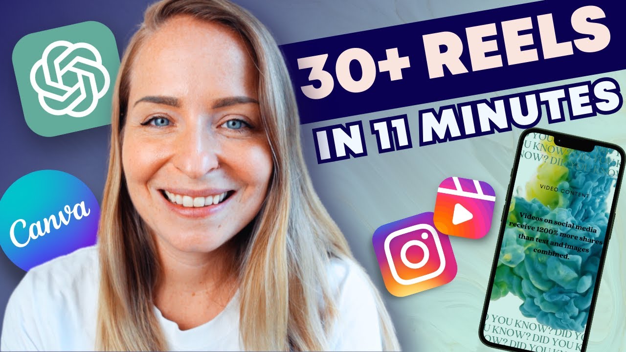 Use ChatGPT & Canva to Make 30+ Reels in 11 Minutes! 🤯 - YouTube