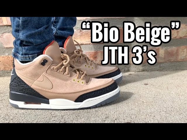 jordan 3 bio beige on feet