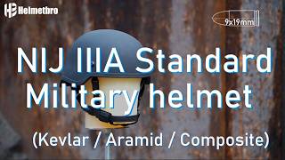 Helmetbro SPECIAL FORCES GRADE Full-Face Ballistic Helmet vs 7.62 Lead Core & Armor-Piercing Rounds